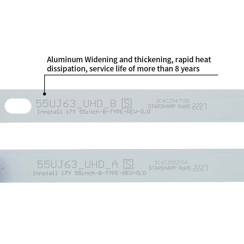 LED TV Backlight strips SSC 55LJ55/55UJ63 A 8LED REV01 160922 55LJ55 FHD A 55UJ63 UHD A for 55UK6100PLB 55UJ6560