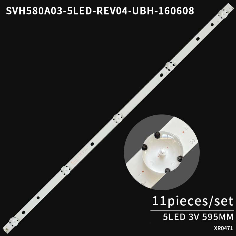 LED TV Backlight strips SVH580A03 5LED REV04 UBH 160608 for LED58K300U LED58EC320A LCD-60UE20A