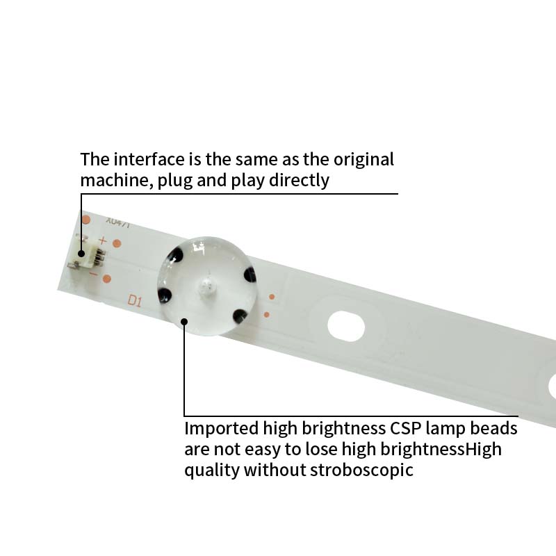 LED TV Backlight strips SVH580A03 5LED REV04 UBH 160608 for LED58K300U LED58EC320A LCD-60UE20A