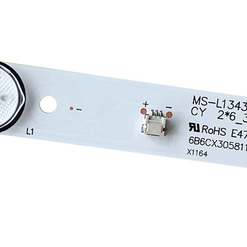 LED TV Backlight strips MS-L1343 V1 MS-L2202 CY  2*6_3030_300MA_36V for 32 TV 6 LEDs 6V 580MM