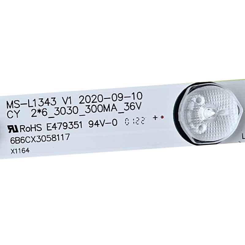 LED TV Backlight strips MS-L1343 V1 MS-L2202 CY  2*6_3030_300MA_36V for 32 TV 6 LEDs 6V 580MM