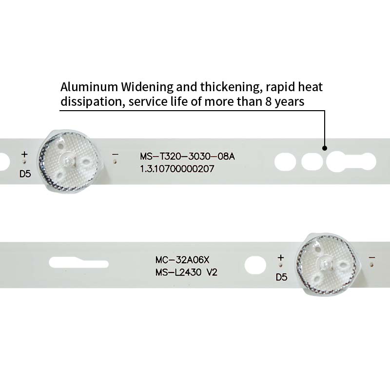 LED TV Backlight strips MS-T320-3030-08A MS-L2430 V2 1.3.10700000207 for LED-32T2