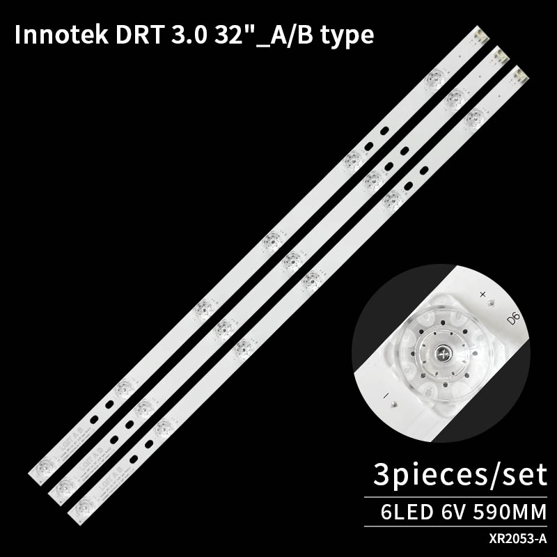 LED TV Backlight strips lnnotek DRT 3.0 32 A/B type Rev0.2 for 32LB5600 32LB5610 Square Lenses