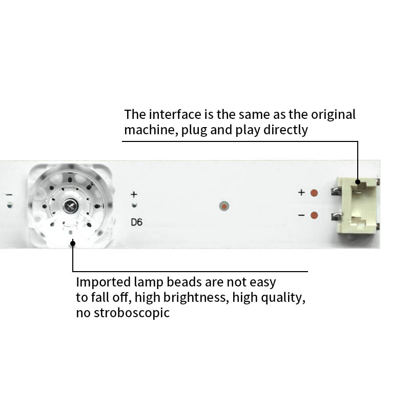 LED TV Backlight strips lnnotek DRT 3.0 32 A/B type Rev0.2 for 32LB5600 32LB5610 Square Lenses