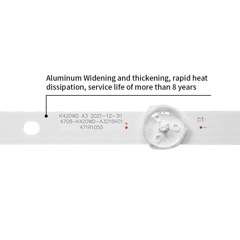 LED Television Backlight Strips K420WD A3 2021-12-30 4708-K420WD-A3216K01 for 42-inch and 43-inch TV