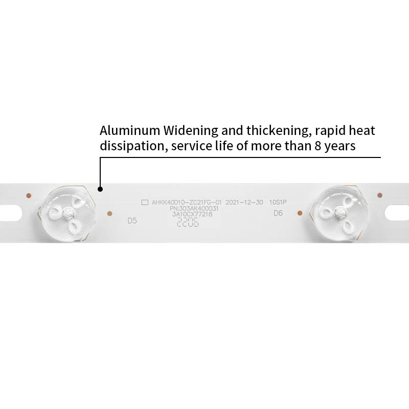 LED Television Backlight Strips AHKK40D10-ZC21FG-01 2021-12-30  10S1P for LED40F1120C