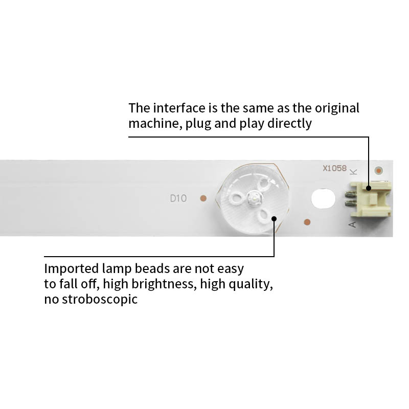 LED Television Backlight Strips AHKK40D10-ZC21FG-01 2021-12-30  10S1P for LED40F1120C