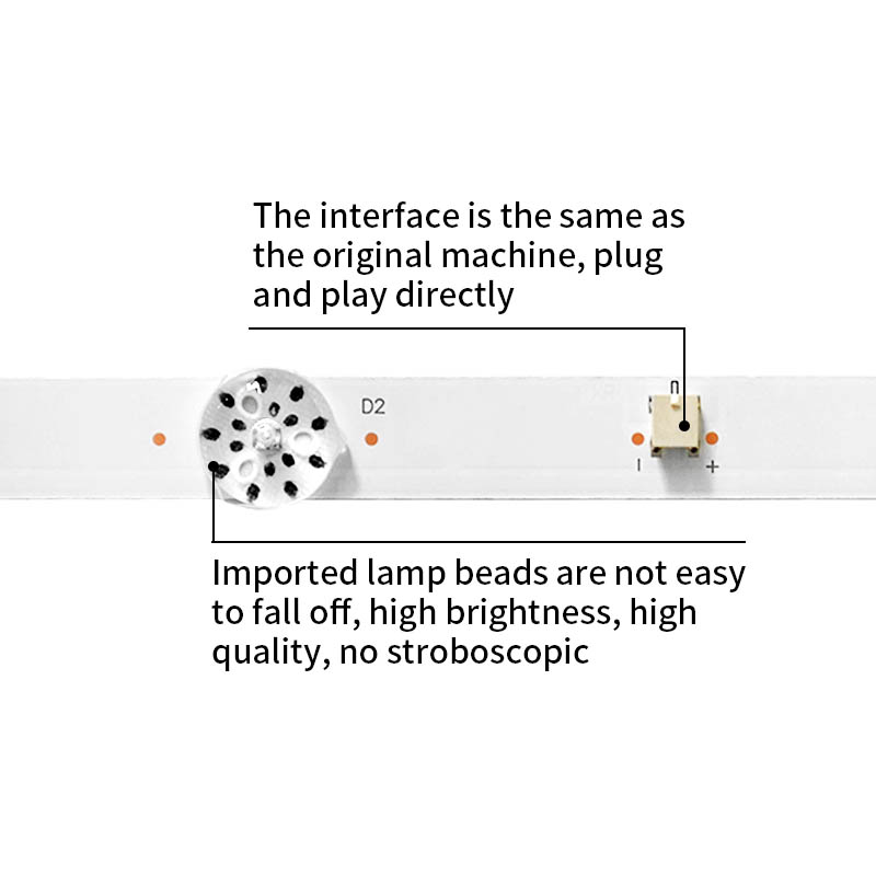 LED Television Backlight Strips  LB-C320X18-E5C-H-G01-XRD2 JL.D32051330-002ES-M_V01 for 32G8 32G5C 32CE2215H2 32CE2215