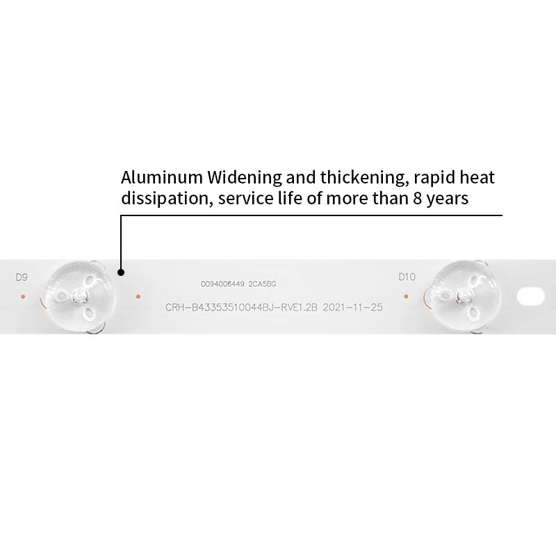 LED Television Backlight Strips CRH-B43353510044BJ-RVE1.2B for LE43AL88R51 43A5S 43A3C