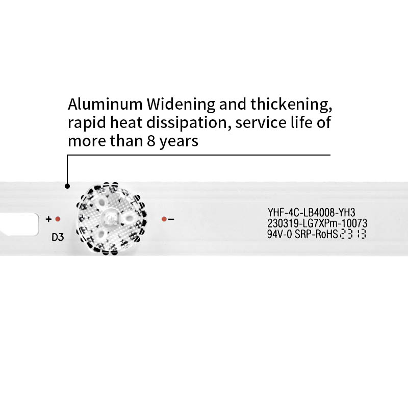 LED Television Backlight StripsTOT_40F3800_3X8_3030C_V1 for L40F3303B L40F3301B L40F3800A
