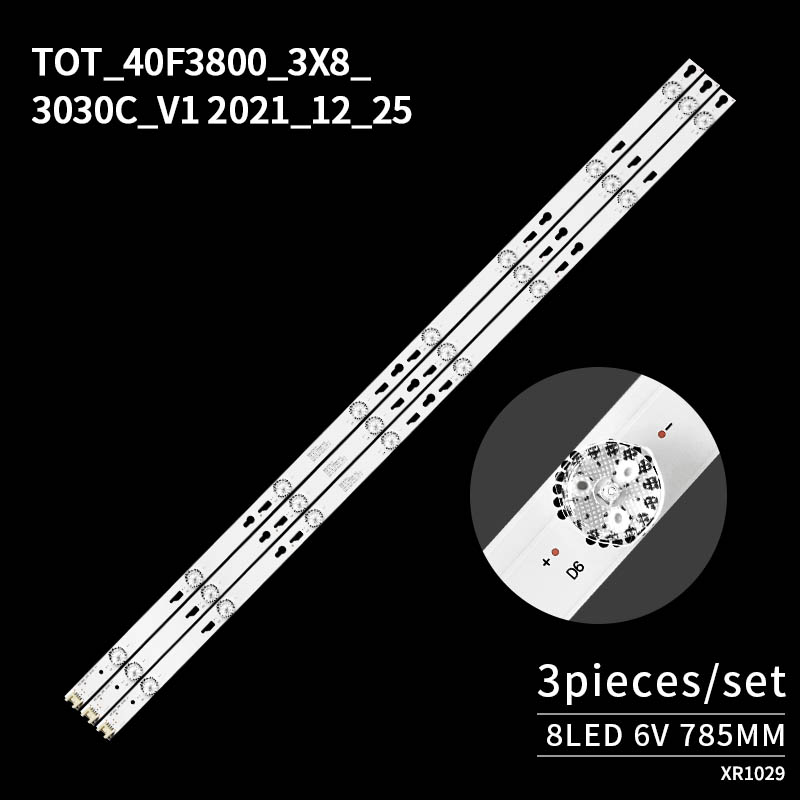 LED Television Backlight StripsTOT_40F3800_3X8_3030C_V1 for L40F3303B L40F3301B L40F3800A