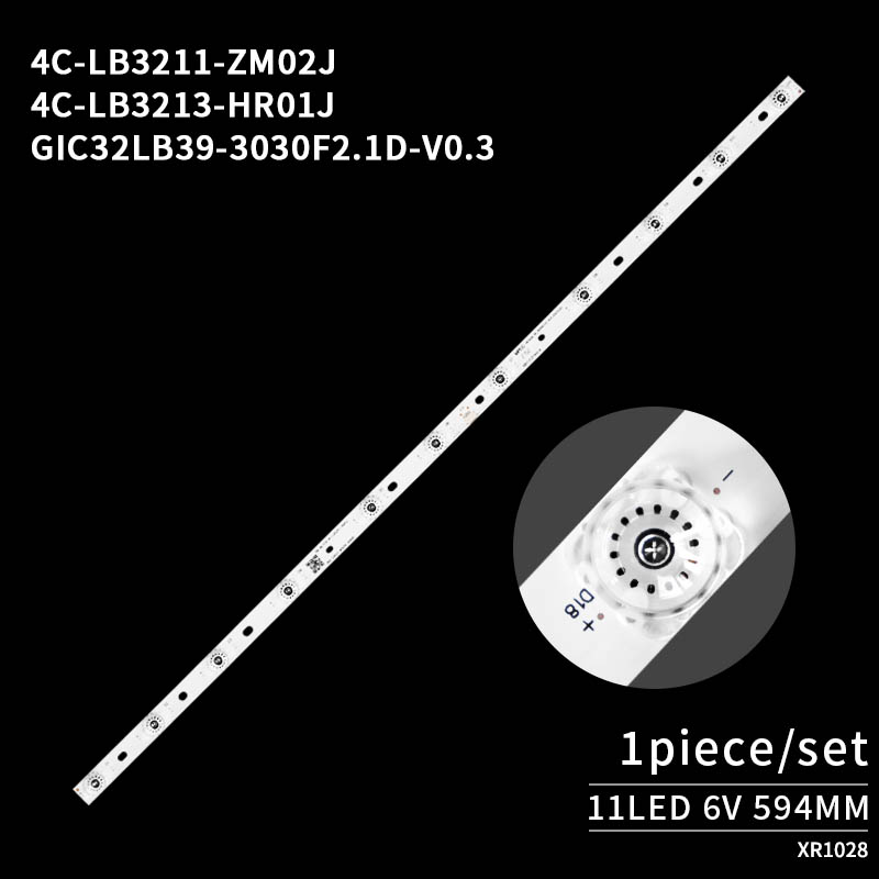 LED Television Backlight Strips GIC32LB 39_3030F2.1D V0.4_20211225 for 32S327 32S327LABA 32S327MACA