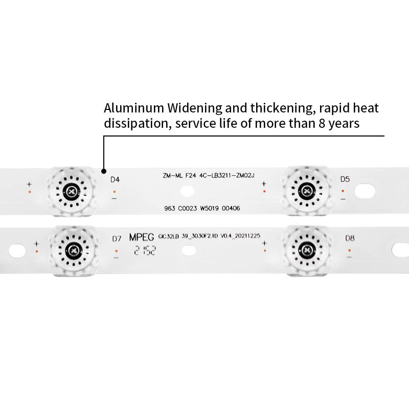 LED Television Backlight Strips GIC32LB 39_3030F2.1D V0.4_20211225 for 32S327 32S327LABA 32S327MACA