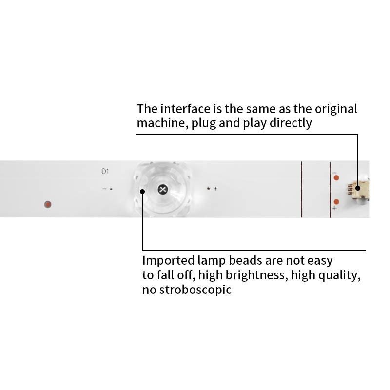 LED Television Backlight Strips CRH-BK55S1U813030T0508820-REV1.0 I for HZ55A66E HZ55A55/51 H55E3A