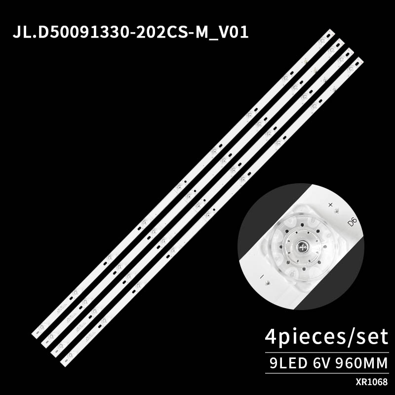 LED Television Backlight Strips JL.D50091330-202CS-M-V01 for D50X-G9 V505-G9 V505-H9 V505-H19 XLED-50Z4808A