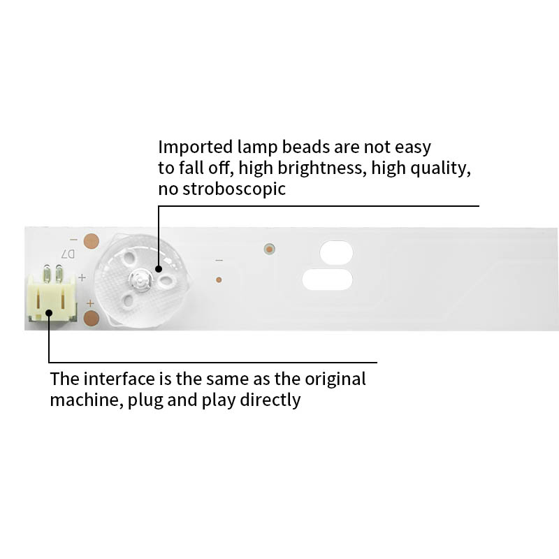 LED Television Backlight Strips OY32D07-ZC14F-03/4/5 for LE32D58 LC320TU2A LS320TU8 LE32D69