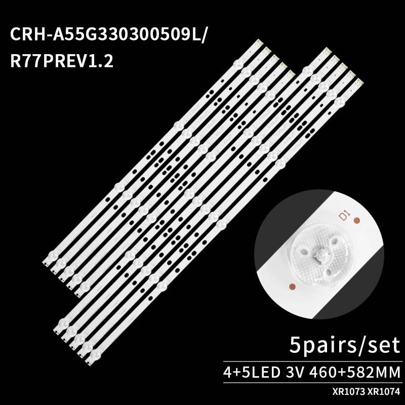 LED Television Backlight Strips CRH-A55G330300509L77PREV1.2 for 55M7S 55G3 55G2A 55D10 55V7