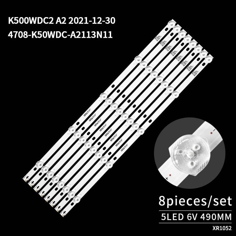 LED Television Backlight Strips K500WDC2 A2 2021-12-30 4708-K50WDC-A2113N11 for 50LF621U21 50LF621C21