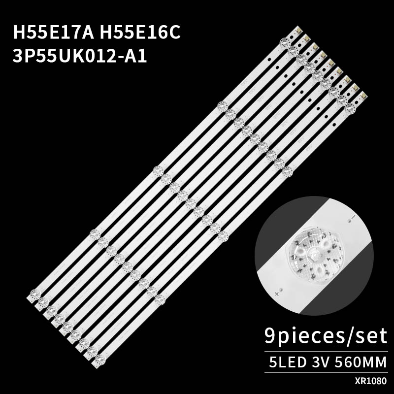LED Television Backlight Strips 3P55UK012-A1 0355UK011 for LS55AL88U88 H55E17A H55E16C