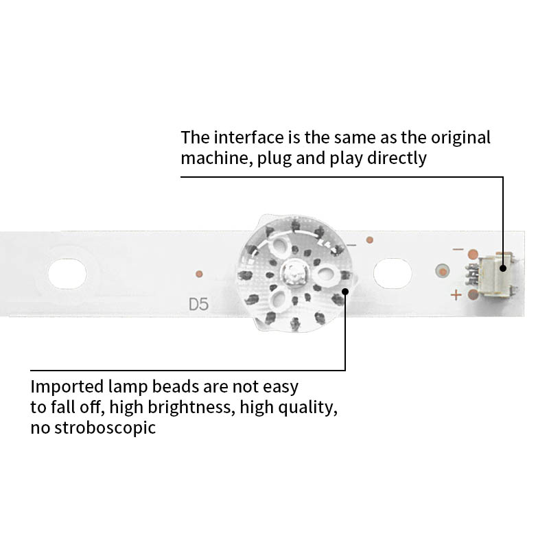 LED Television Backlight Strips 3P55UK012-A1 0355UK011 for LS55AL88U88 H55E17A H55E16C