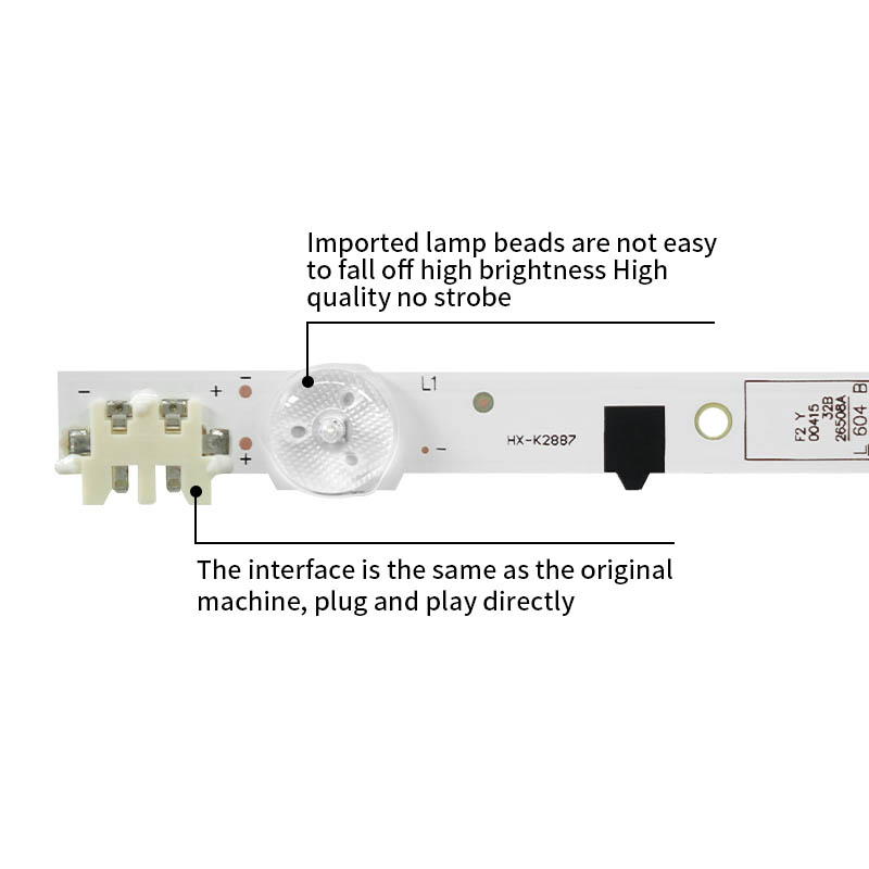 LED Television Backlight Strips 2013SVS32H 9 REV1.8 130103 for UN32F5000AGXZB UN32F5000AGXPR