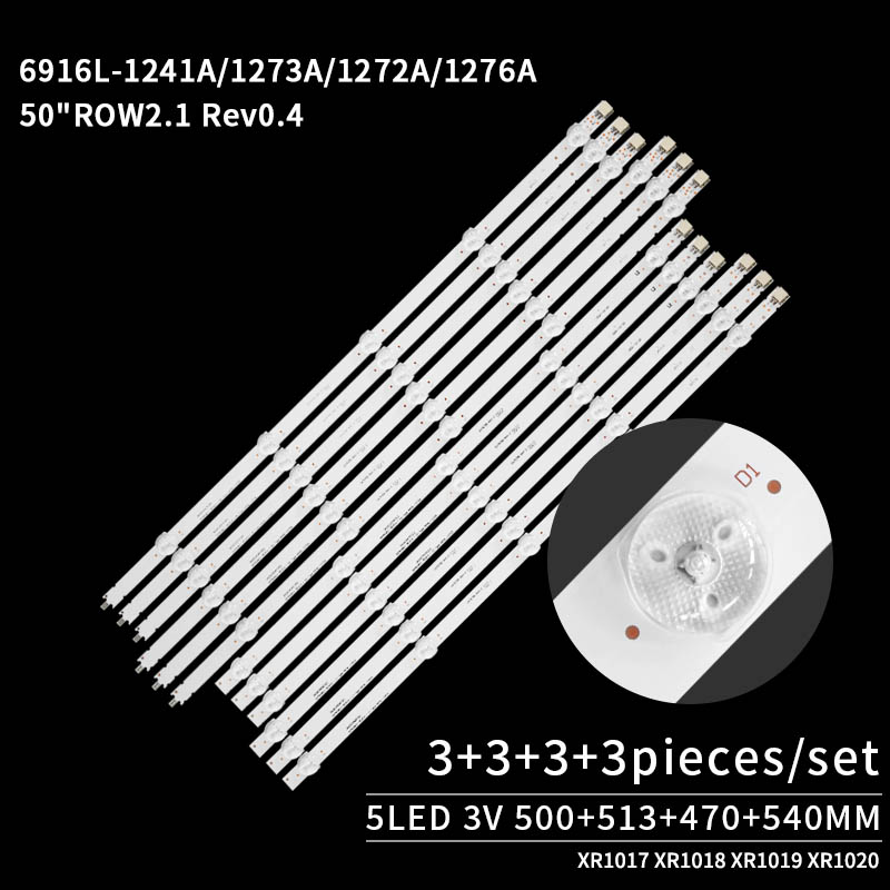 LED Television Backlight Strips 50''ROW2.1 REV0.4 1 L2-Type 6916L-1272A for 50LN5400UA 50LN5600UI
