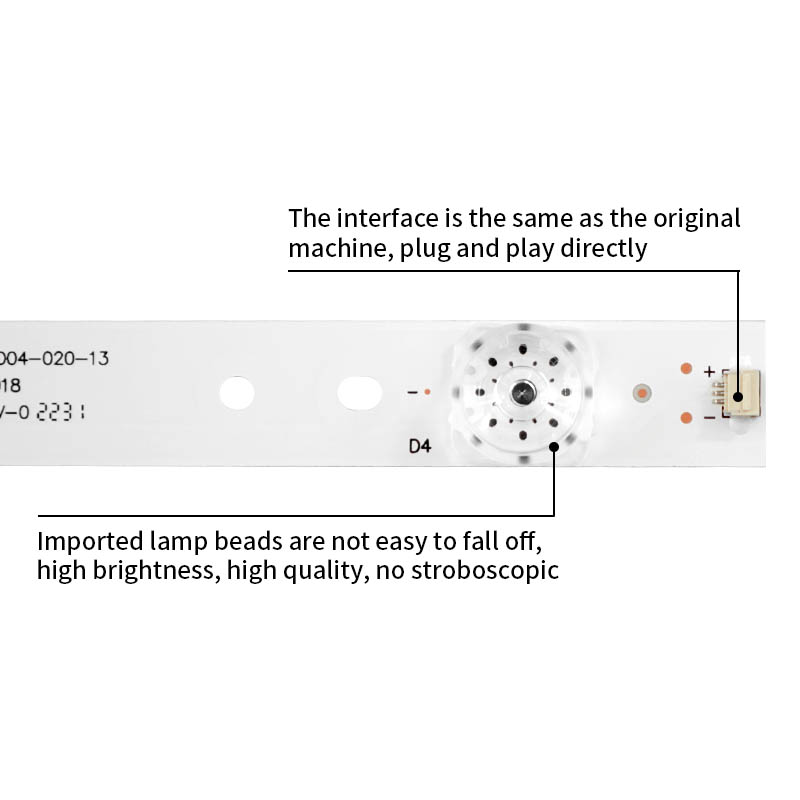 LED Television Backlight Strips MS-L1469 R72-50D04-020-13 for JP50UHD110-4K JS-D-JP50EU-042EC