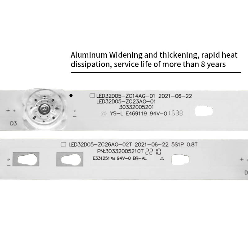 LED Television Backlight Strips LED32D05-ZC14AG-01 for 32H500GR LE32A30G Z32G3311 LE32AL88A71
