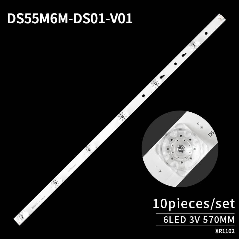 LED Television Backlight Strips DS55M6M-DS01-V01 (02P-34)170506N.Z4-Y6-L for 55AI5A 55A15A