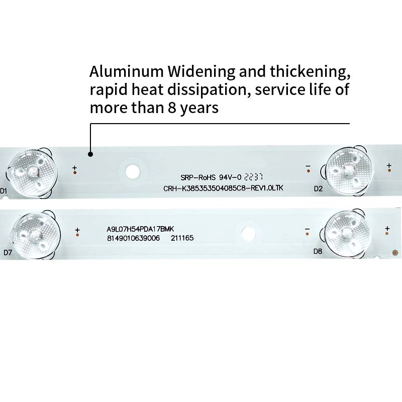LED TV Backlight strips CRH-K385353504085C8-REV1.0LTK for 39G5 39S570 40M39 39H200 39AL2600