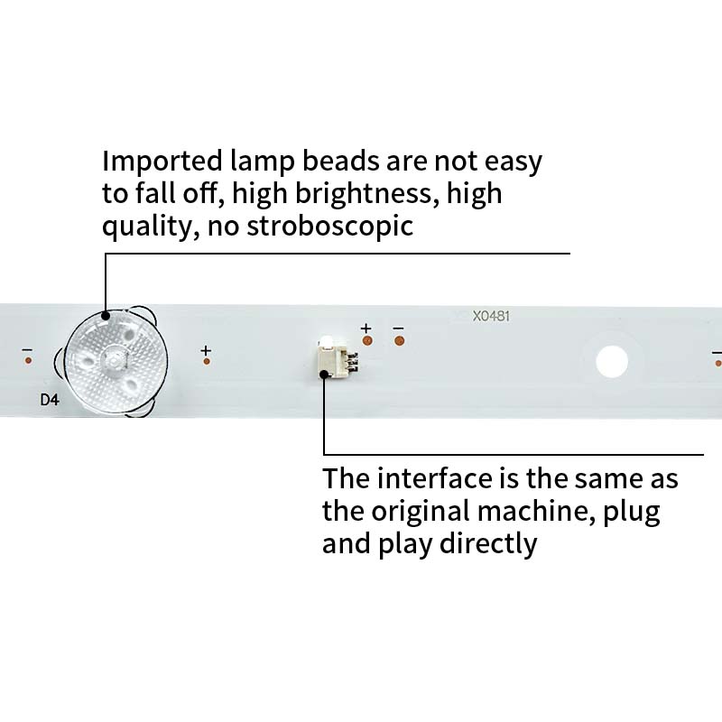 LED TV Backlight strips CRH-K385353504085C8-REV1.0LTK for 39G5 39S570 40M39 39H200 39AL2600
