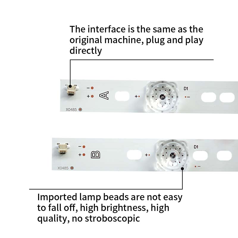 LED TV Backlight strips SW55D12A-ZC14C-03 7765-655000-D050 303SW550031 for 55E360E