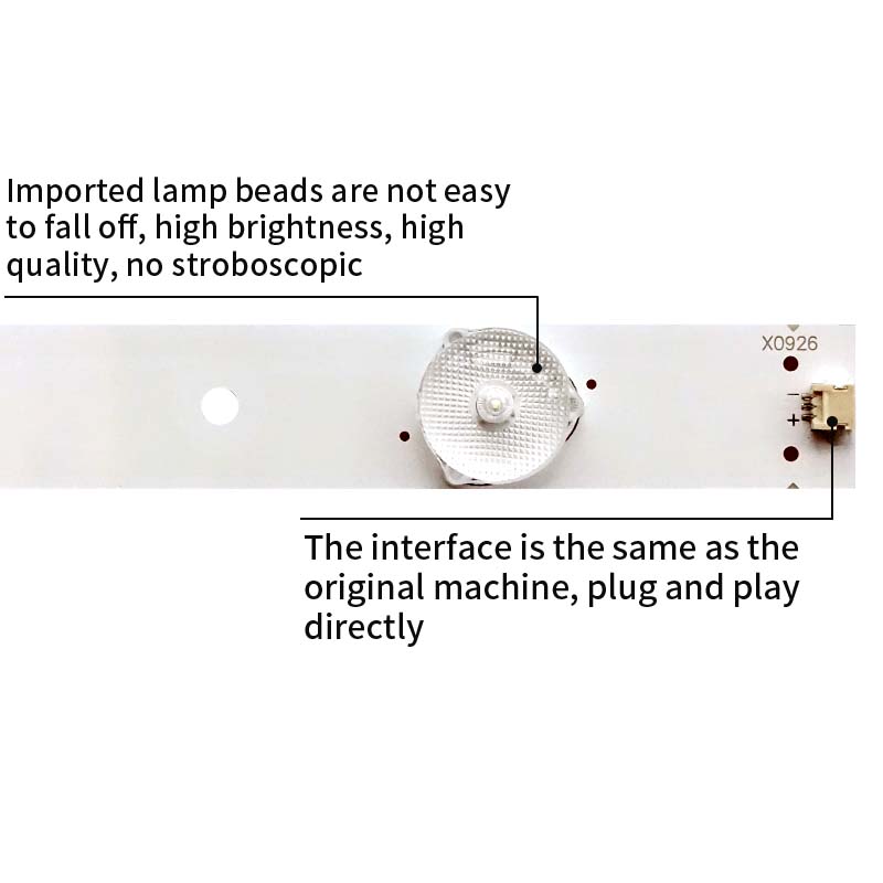LED TV Backlight strips HD480DF-B32 RSAG7.820.5921/ROH VER.D B-TX-178574-5921-B2-A-L for LED48K220 LED48EC590UN