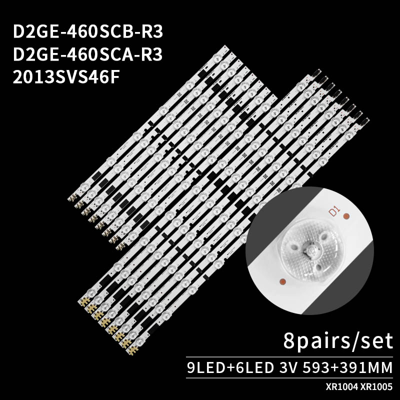 LED Television Backlight Strips 2013SVS46F L9 REV1.9 D2GE-460SCA-R3 for UA46F5080AR UA46F5500AJ