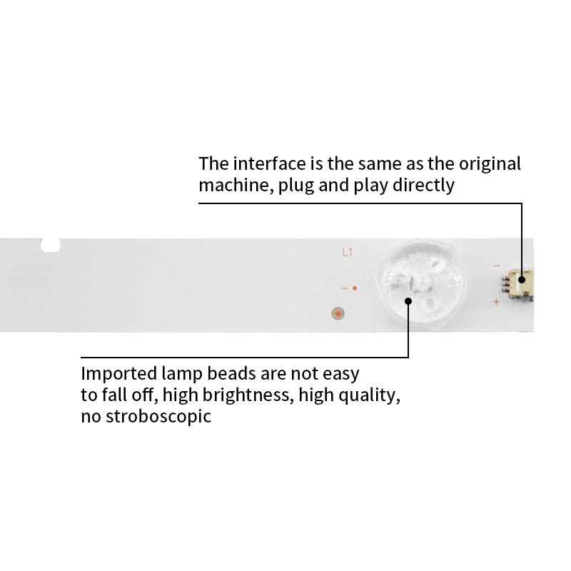 LED Television Backlight Strips SVH500A22_6LED_REV06 for LED50EC590UN/LED50K320U