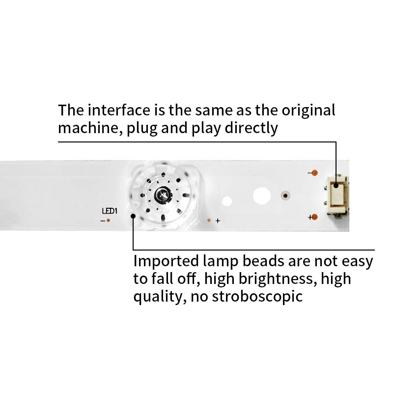 LED Television Backlight Strips  7710-555000-D070 for L49P1A-F L49A810 D49A660U D49A730U