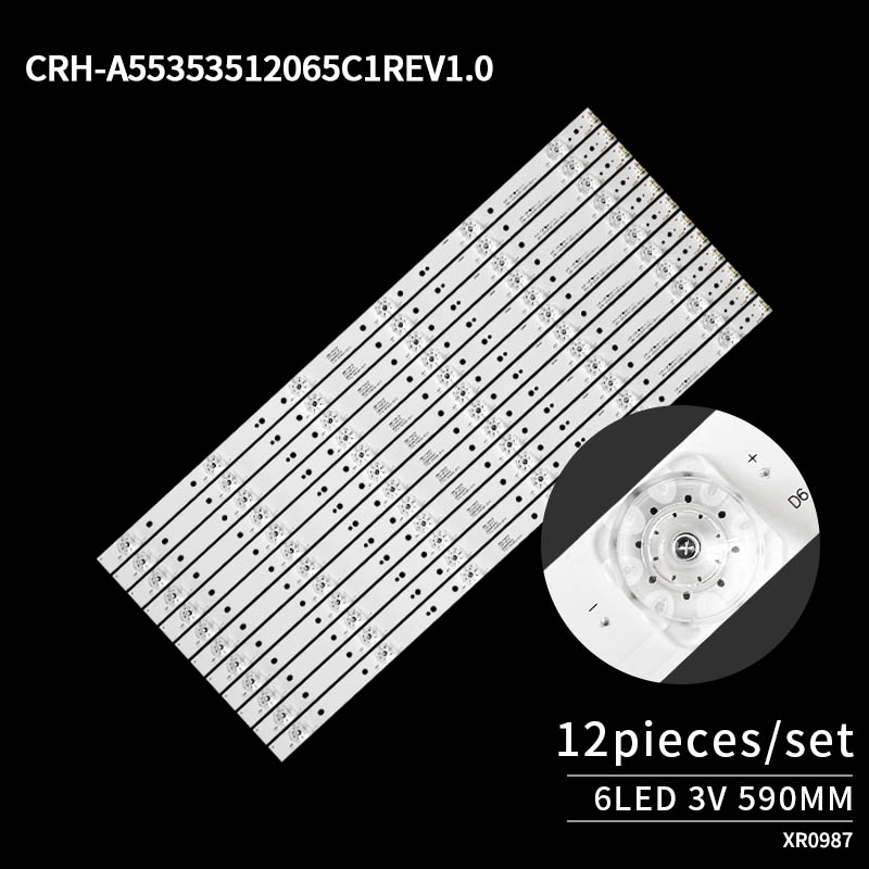 LED Television Backlight Strips  7710-555000-D070 for L49P1A-F L49A810 D49A660U D49A730U