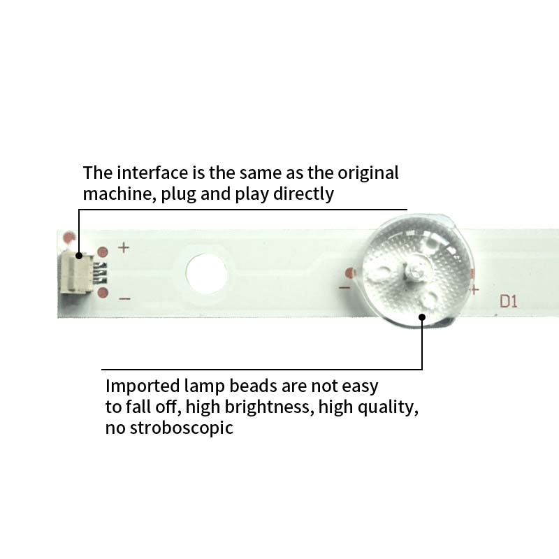 LED TV Backlight strips 3P60UK006-A1-20210721 for LS60A31 LS60AL88U61