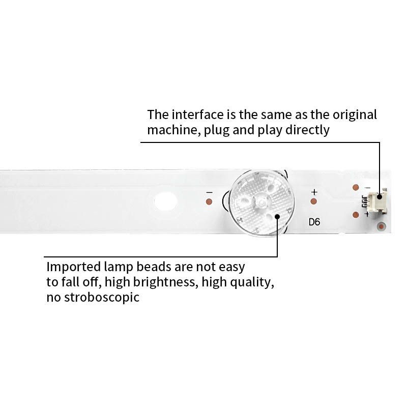 LED Television Backlight Strips JL.D58061330-003BS-M for LED58EC550UA LED58M5000U