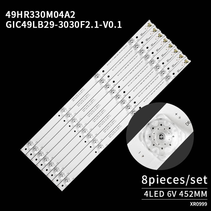 LED Television Backlight Strips 49HR330M04A2 V3 49P3C GIC49LB29-3030F2.1-V0.1 for 49P3 D49A620U
