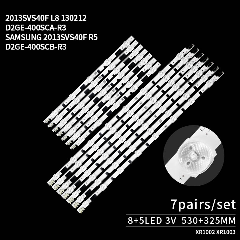 LED Television Backlight Strips 2013SVS40F L8/R5 130212 D2GE-400SCA/B-R3 for UE40F5000,UE40F5700