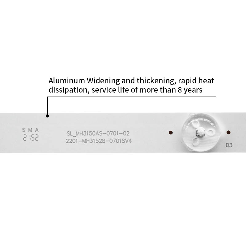 LED Television Backlight Strips SL_MH3150AS-0701-02 2201-MH31528-0701SV4 for 32inches REV0.2 VES315WNDS-2D-R02