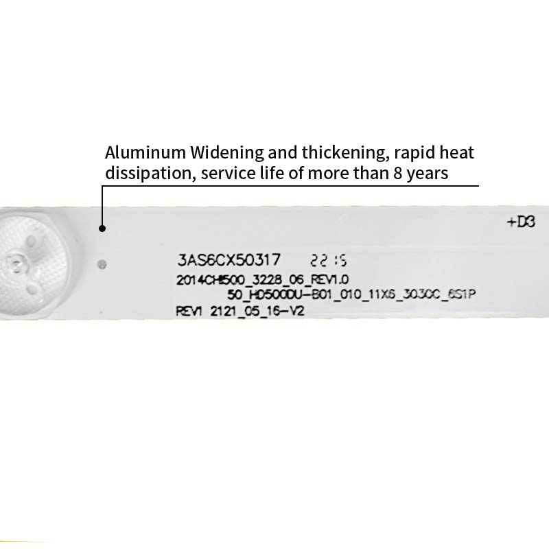 LED TV Backlight strips 50 HD500DU-B01 7*11 3030C 6S1P 2014CHI500 3228 06 REV1.0 20221109 for 50H7GB1 LED50K320U