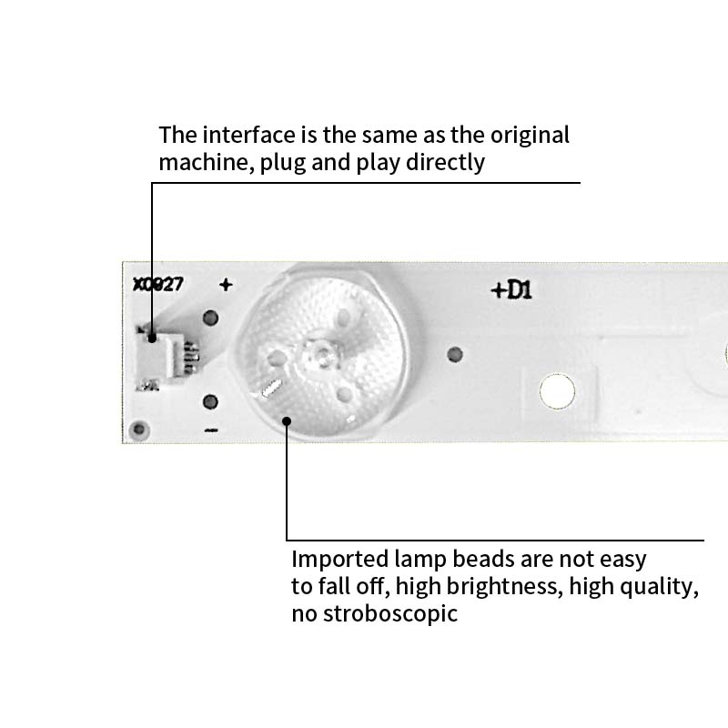 LED TV Backlight strips 50 HD500DU-B01 7*11 3030C 6S1P 2014CHI500 3228 06 REV1.0 20221109 for 50H7GB1 LED50K320U