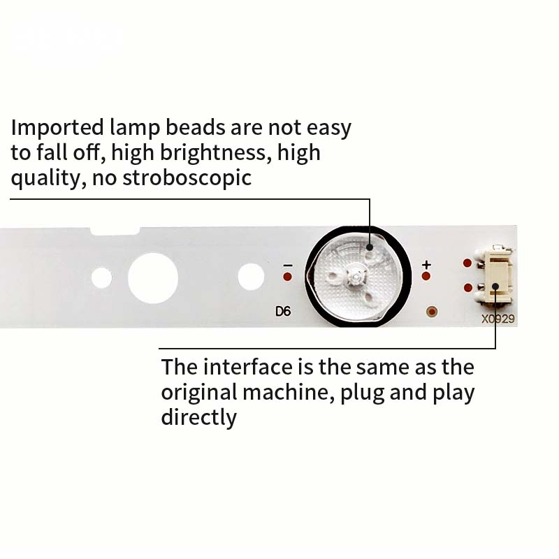 LED TV Backlight strips CRH-A50303008066BDREV1.0 SW50D05-ZC31AG-02 303SW500037 5850-W50007-0P00 ML-L1645 V2 for Mgu5010 W50US 50E388G