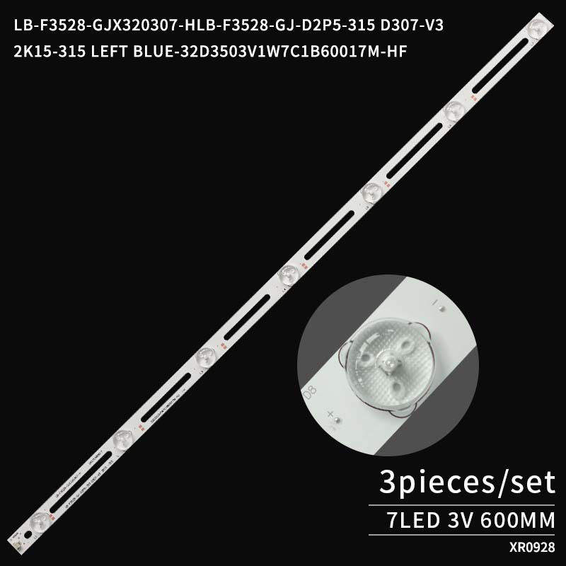 LED TV Backlight strips LB-F3528-GJ-D2P5-315 D307-V3 LEFT BLUE-32D3503V1W7C1B60017M-HF for 315LM00002 LE32H1461 LH32U3200