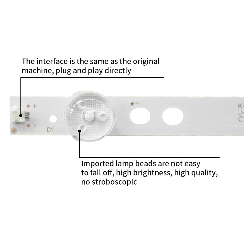 LED Television Backlight Strips K400WD A1 J-HR-6-R5 HD5 4708-400000-A1212K31 for LE40D8810