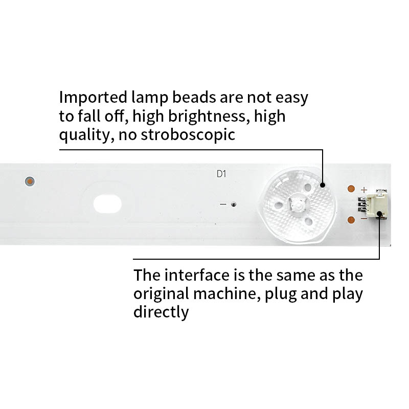 LED Television Backlight Strips K433535T041054T-Rev1.0G for LED43C8I LED43C81