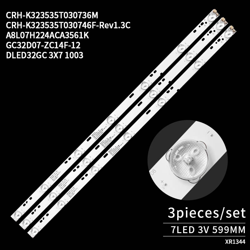 LED Television Backlight Strips CRH-K323535T030736M DLED32GC 3X7 1003 for LED32C370