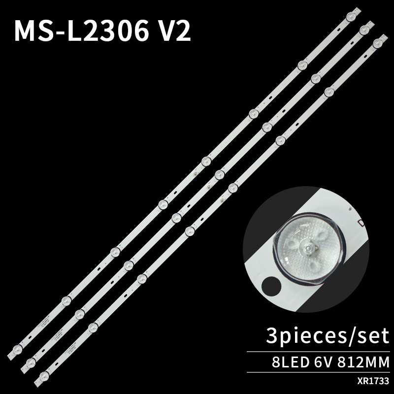 LED TV Backlight strips MS-L2306 V2 for 43TDSA 43S1812 43S1810